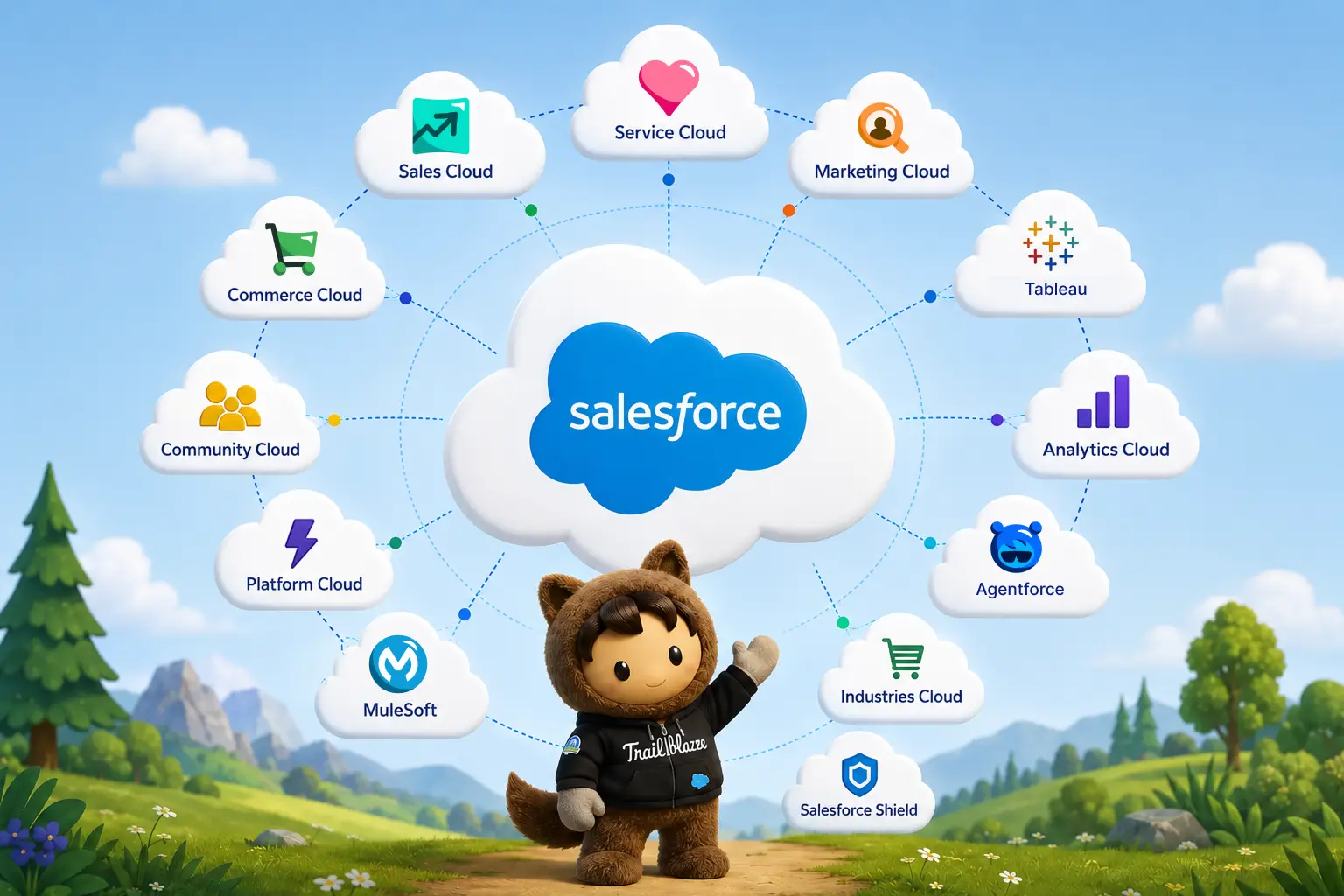 Salesforce transformation illustration